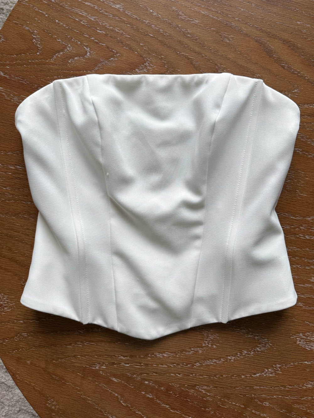 MOTF White Strapless Corset XS